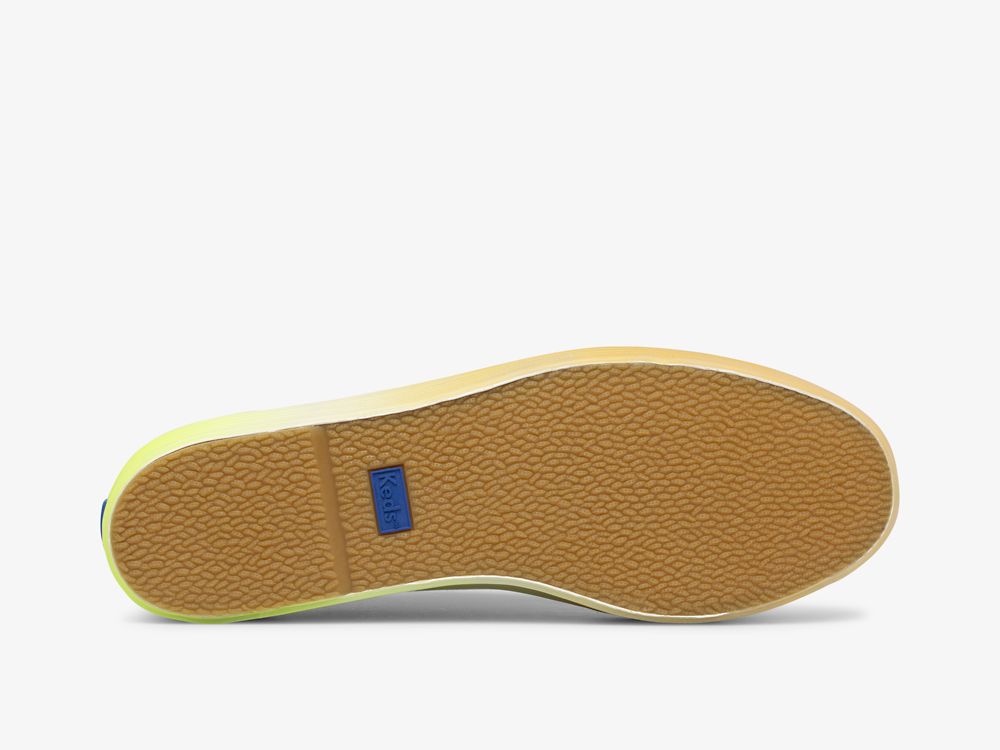 Dámské Tenisové Boty Keds Triple Up Ombre Foxing Bílé Viacfarebný | CZ-61605