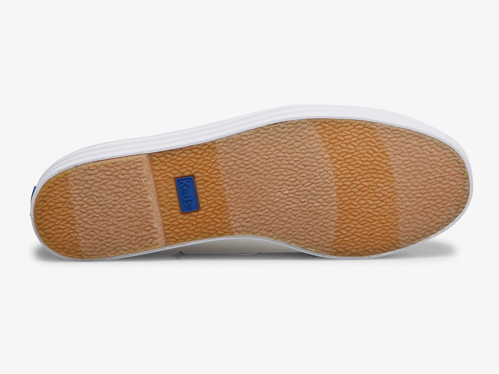 Dámské Tenisové Boty Keds Triple Up Platene Šedé Stříbrné | CZ-11074