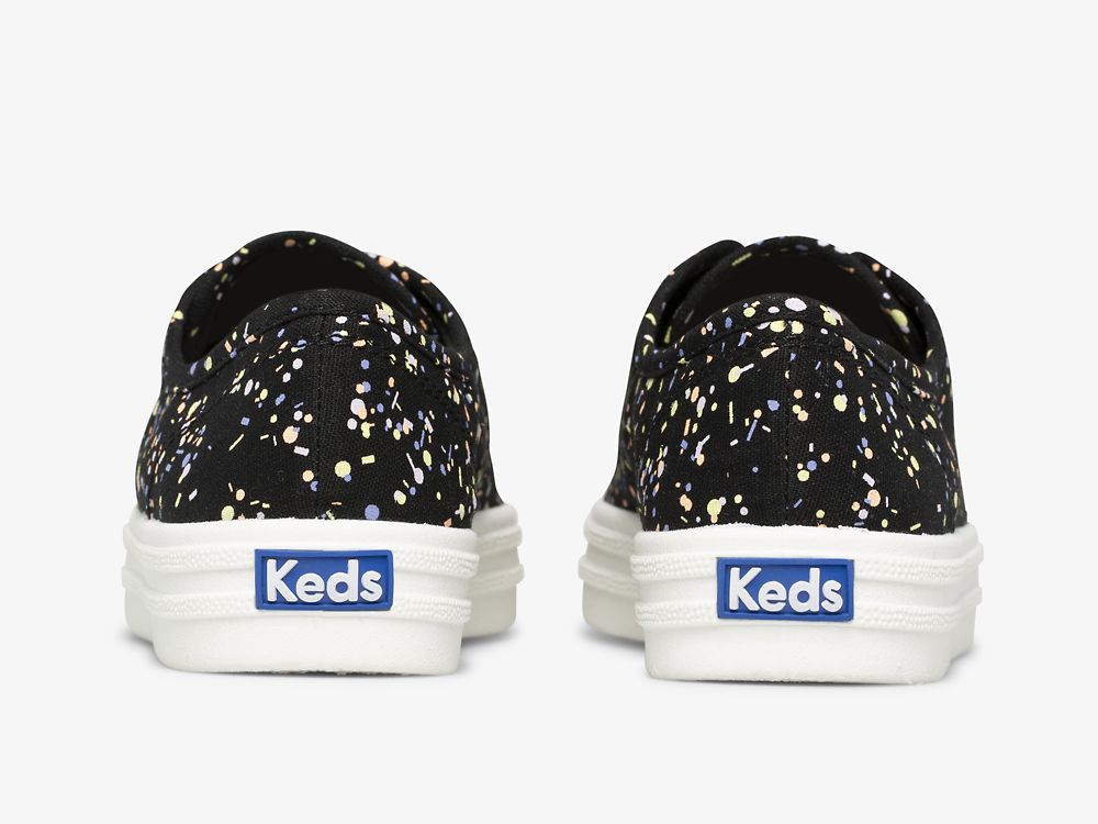 Dámské ŠněrovacíBoty Keds Breezie Confetti Platene Černé Viacfarebný | CZ-88361