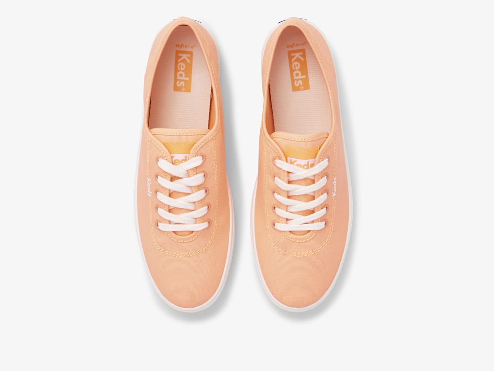 Dámské ŠněrovacíBoty Keds Breezie Platene Neon Koralove | CZ-23730