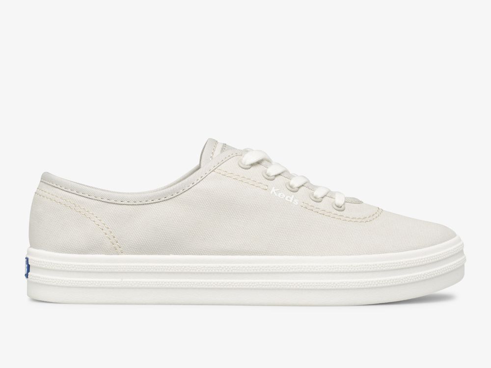 Dámské ŠněrovacíBoty Keds Breezie Platene Šedé | CZ-56464