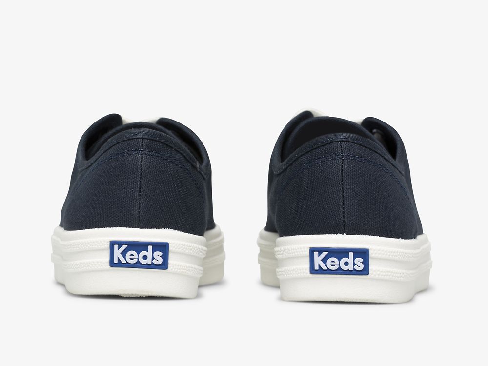 Dámské ŠněrovacíBoty Keds Breezie Platene Tmavě Blankyt | CZ-98120