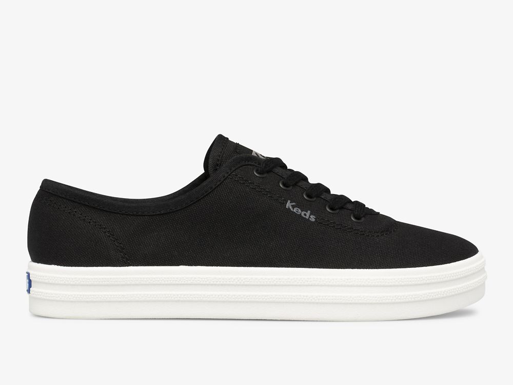 Dámské ŠněrovacíBoty Keds Breezie Platene Černé | CZ-98123