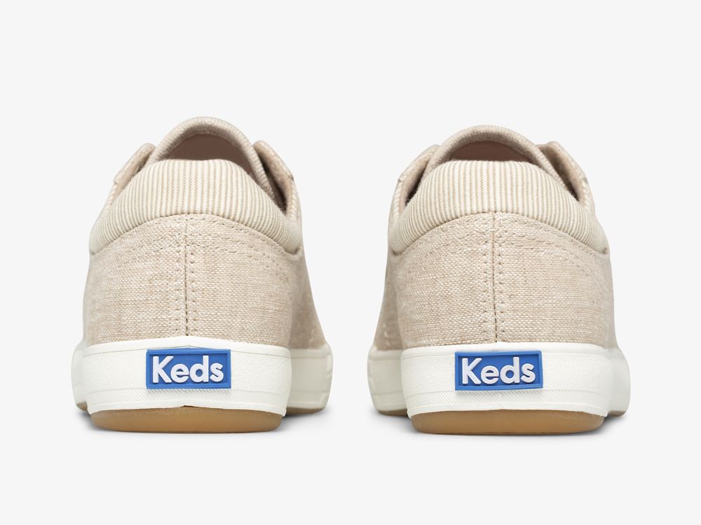 Dámské ŠněrovacíBoty Keds Center II Chambray Béžový | CZ-47883