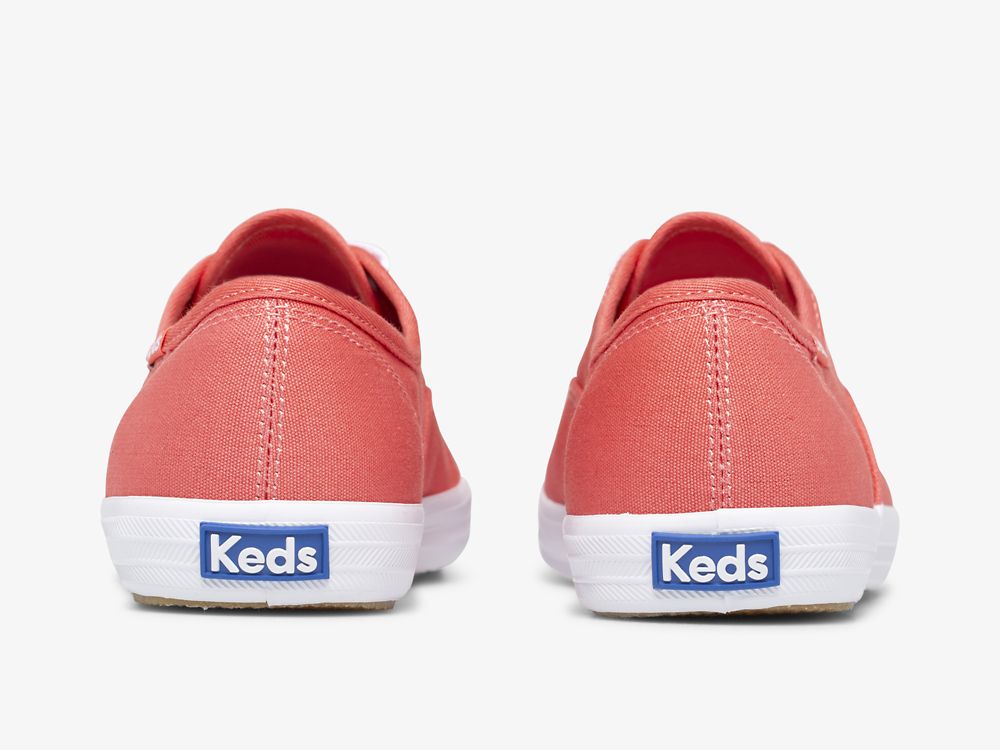 Dámské ŠněrovacíBoty Keds Champion Feat. Organic Bavlněné Růžové | CZ-66313