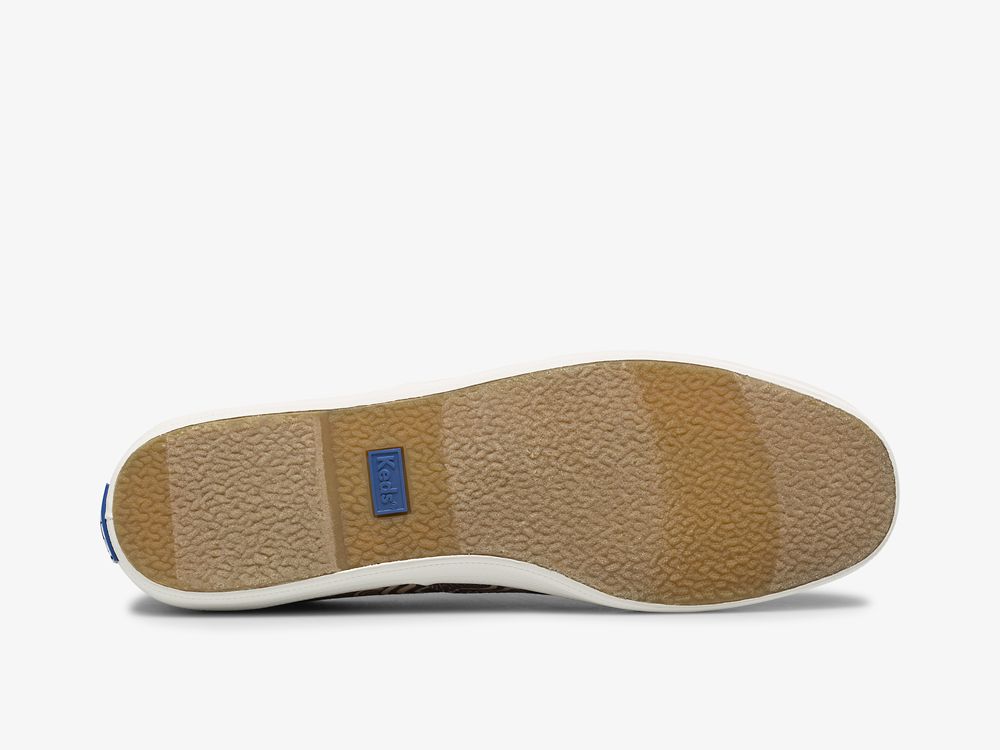 Dámské ŠněrovacíBoty Keds Champion Feat. Organic Platene Ripple Vínové Viacfarebný | CZ-69445