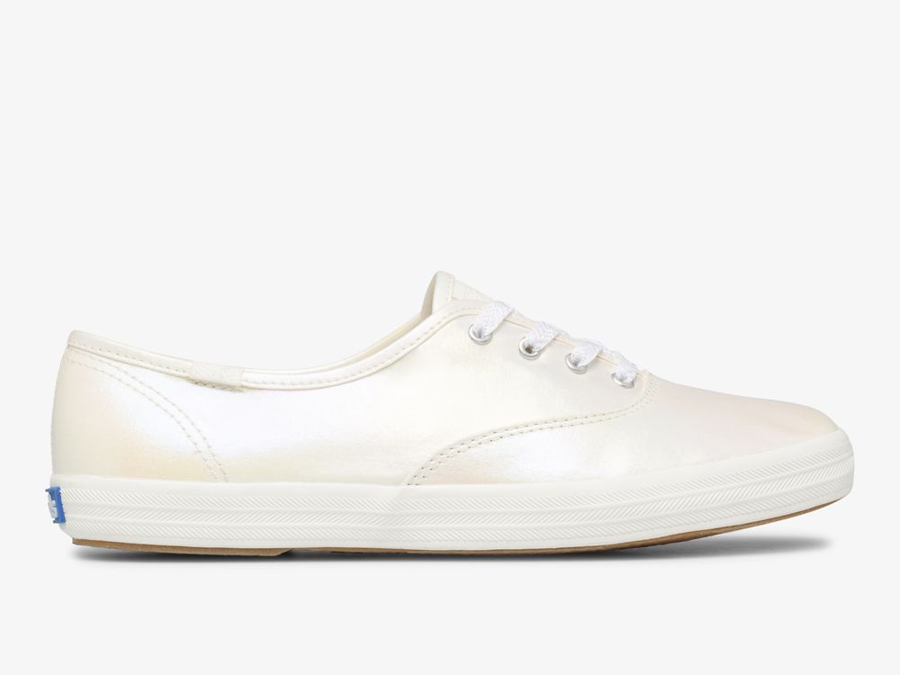 Dámské ŠněrovacíBoty Keds Champion Iridescent Platene Bílé Viacfarebný | CZ-88370