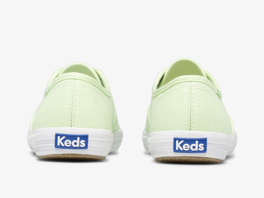 Dámské ŠněrovacíBoty Keds Champion Platene Washable Zelene | CZ-38955