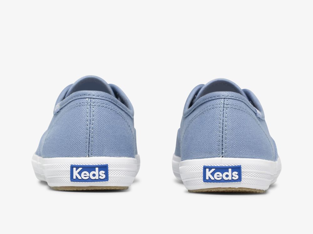 Dámské ŠněrovacíBoty Keds Champion Platene Washable Blankyt | CZ-49975