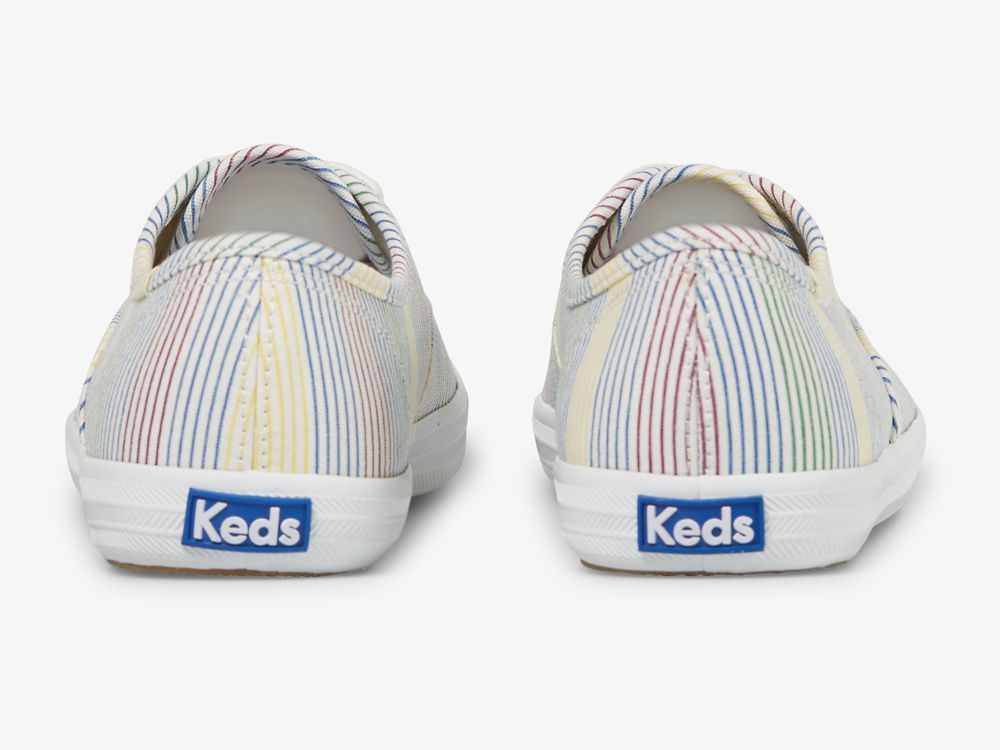 Dámské ŠněrovacíBoty Keds Champion Surf Stripe Bílé Viacfarebný | CZ-79315