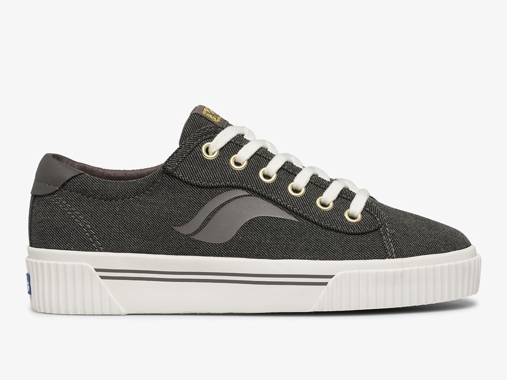 Dámské ŠněrovacíBoty Keds Crew Kick Alto Soft Twill Šedé | CZ-61616