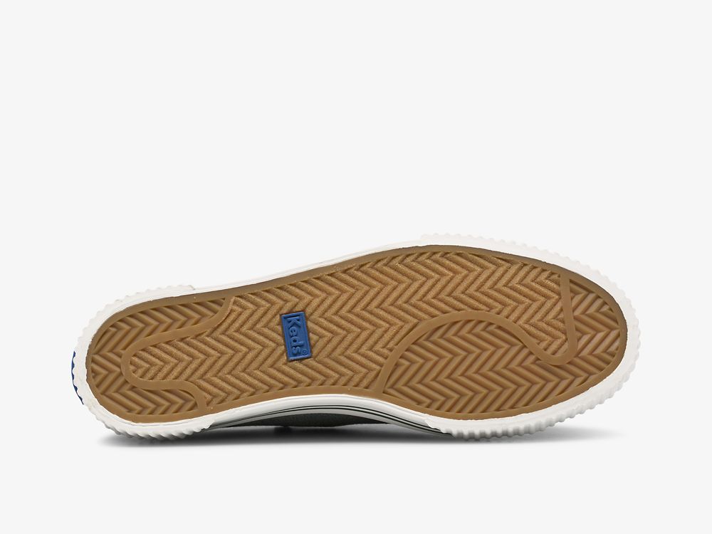 Dámské ŠněrovacíBoty Keds Crew Kick Alto Soft Twill Olivy Zelené | CZ-66238