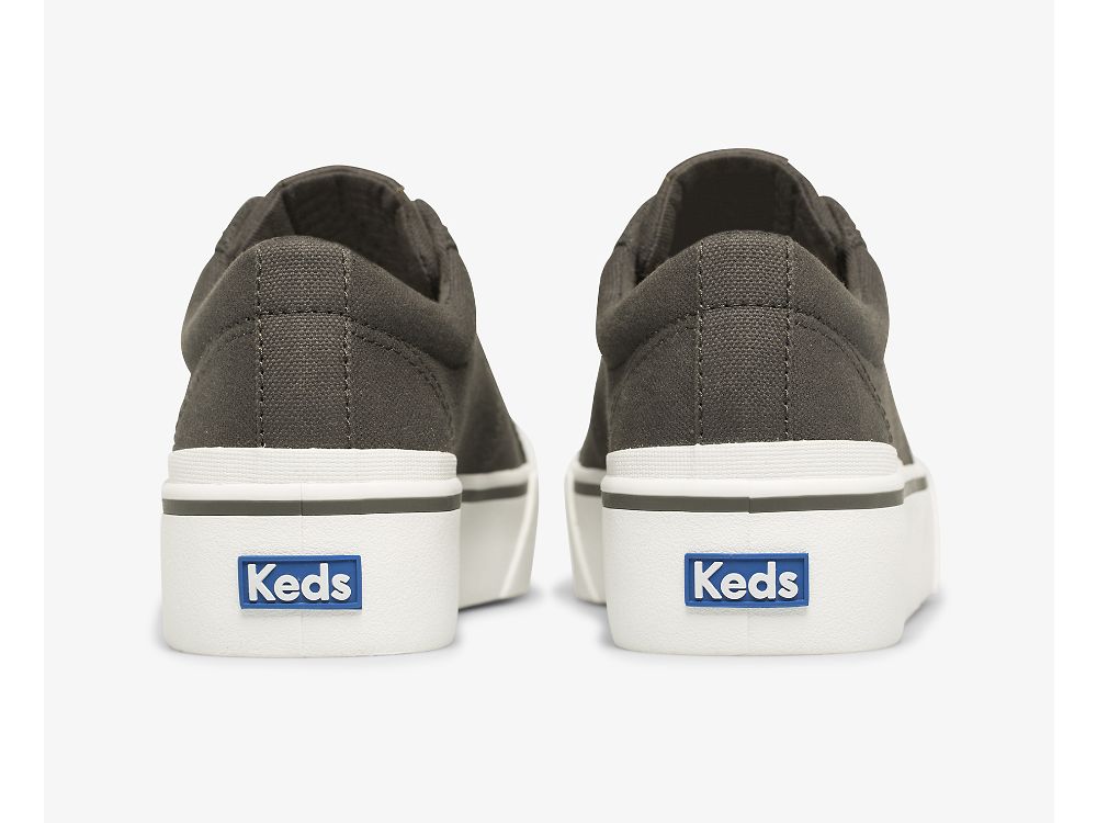 Dámské ŠněrovacíBoty Keds Jump Kick Duo Feat. Organic Bavlněné Černé | CZ-13820