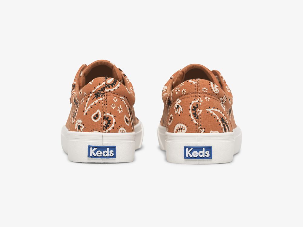 Dámské ŠněrovacíBoty Keds Jump Kick Feat. Organic Bandana Oranžové | CZ-70075