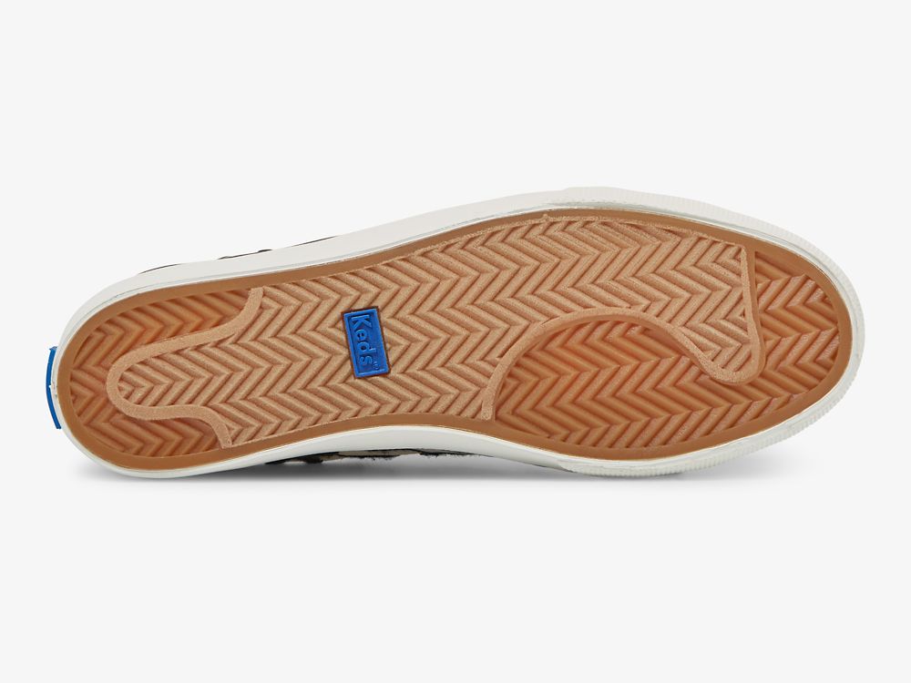 Dámské ŠněrovacíBoty Keds Jump Kick Mod Embroidered Bílé Černé | CZ-13259