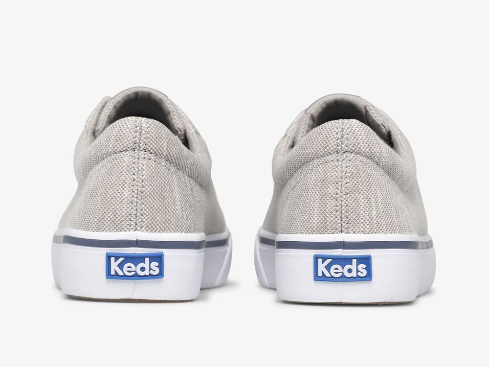 Dámské ŠněrovacíBoty Keds Jump Kick Stripey Knit Šedé | CZ-21716