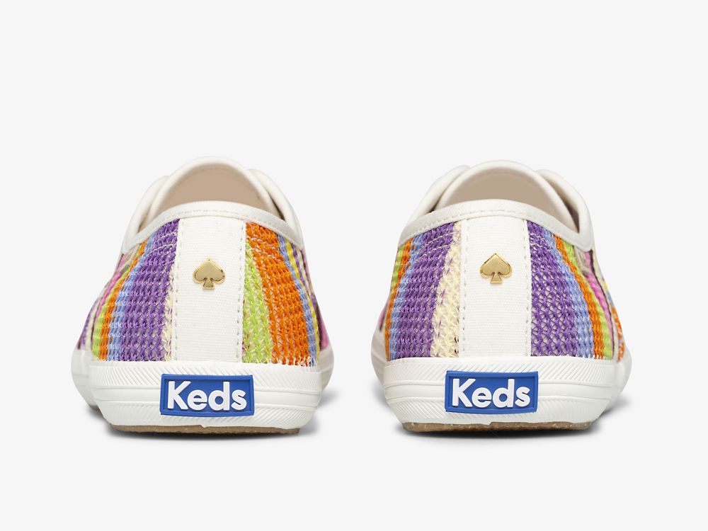 Dámské ŠněrovacíBoty Keds Kate Spade New York Champion Crochet Růžové Viacfarebný | CZ-31270