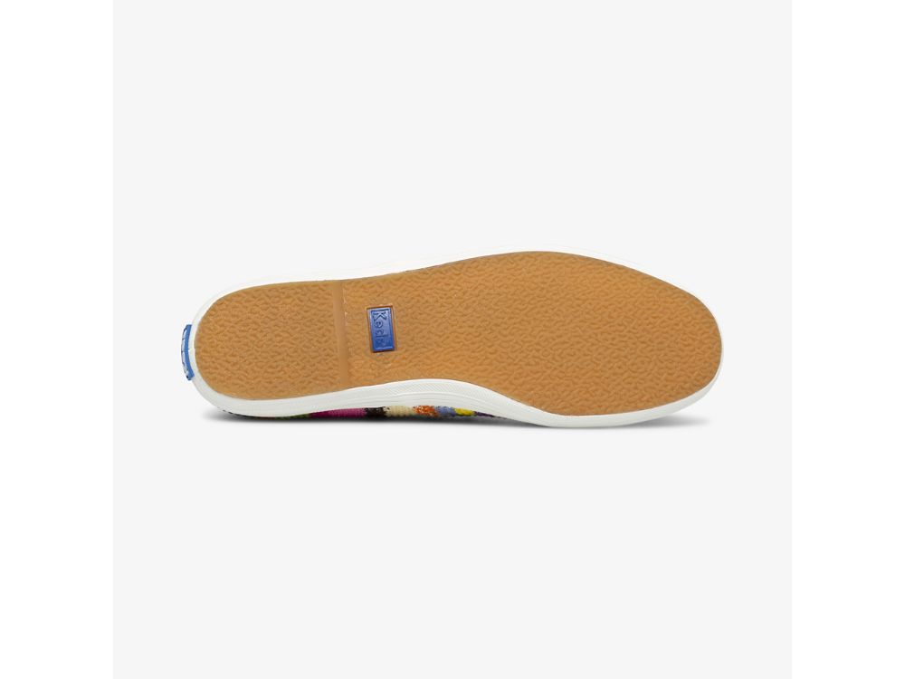 Dámské ŠněrovacíBoty Keds Kate Spade New York Champion Crochet Růžové Viacfarebný | CZ-31270