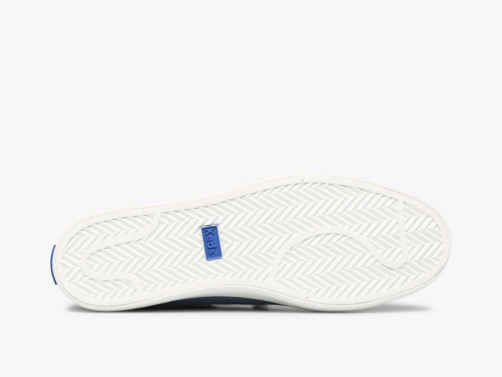 Dámské ŠněrovacíBoty Keds Kickback Platene Washable Tmavě Blankyt | CZ-07817