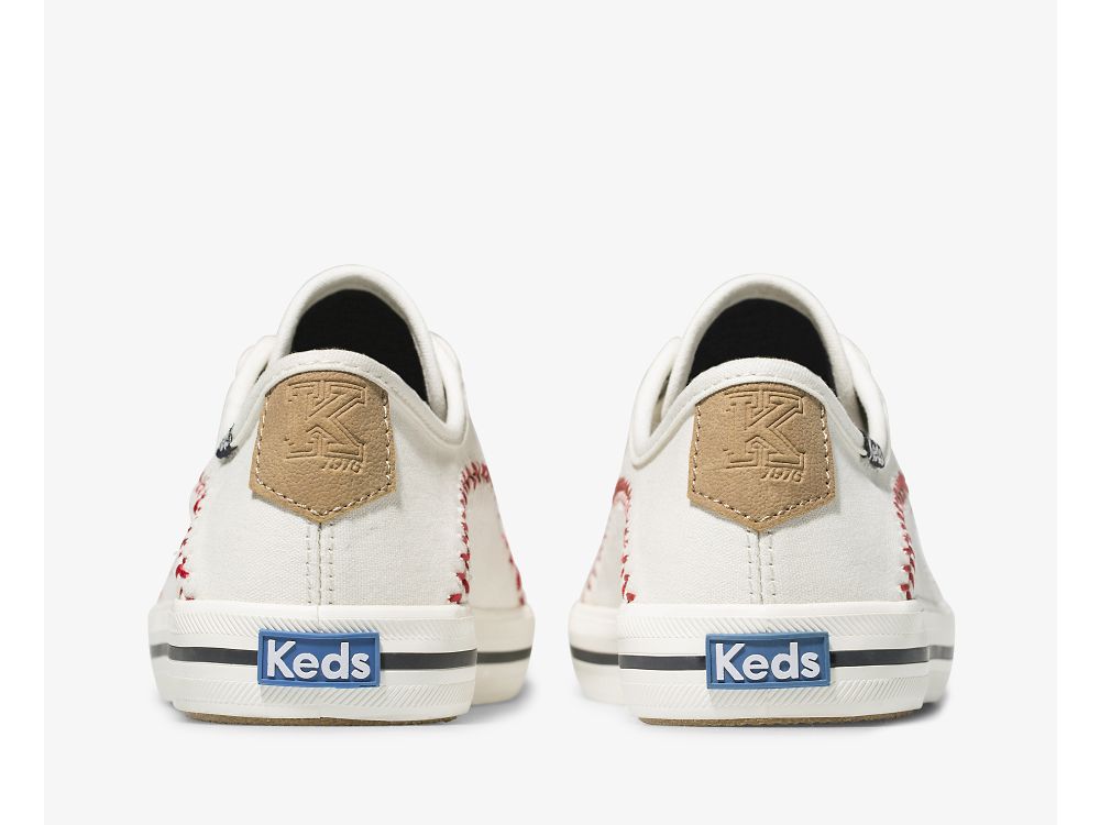 Dámské ŠněrovacíBoty Keds Kickstart Pennant Platene Krém | CZ-83213