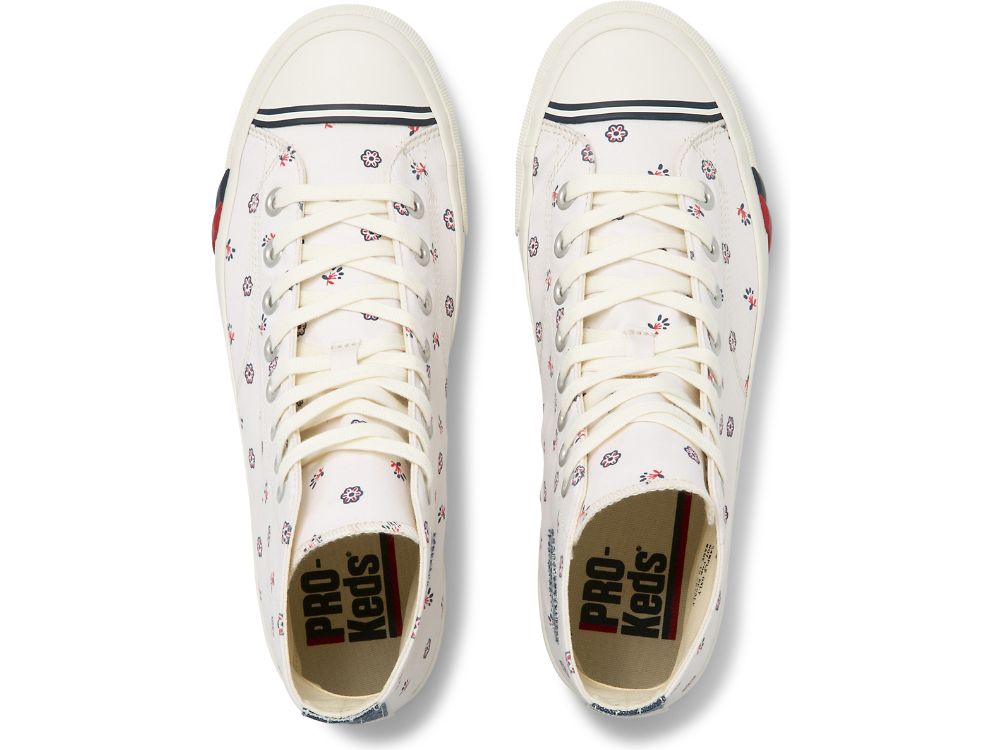 Dámské ŠněrovacíBoty Keds Royal Hi Bandana Bílé | CZ-18105