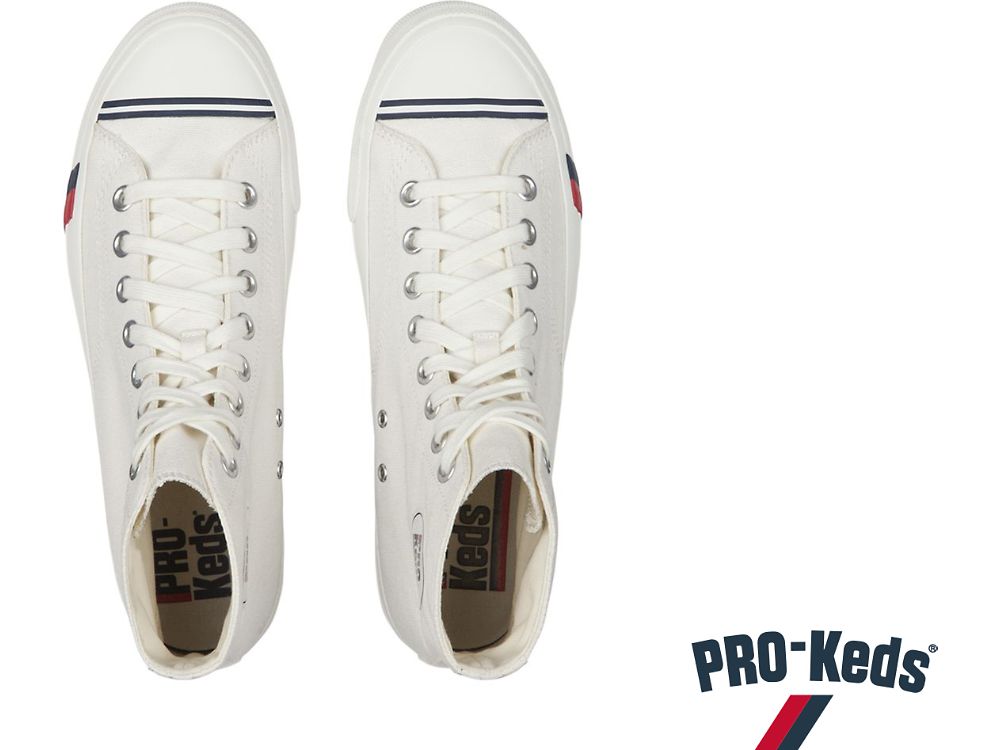 Dámské ŠněrovacíBoty Keds Royal Hi Bílé | CZ-60281