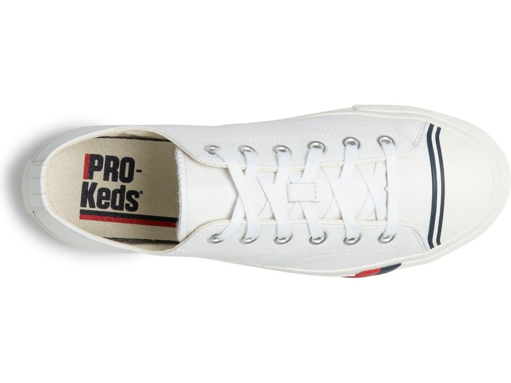 Dámské ŠněrovacíBoty Keds Royal Lo Classic Læder Bílé | CZ-45597