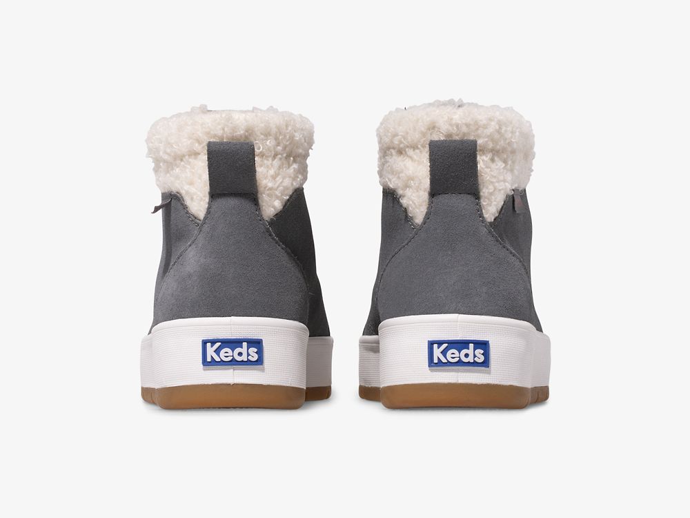 Dámské ŠněrovacíBoty Keds Tahoe Boot Semišové Šedé | CZ-85572