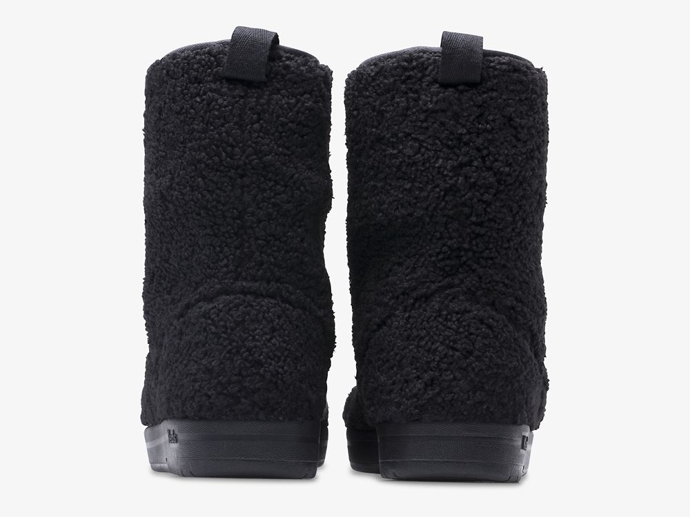 Dámské ŠněrovacíBoty Keds Tally Boot Faux Shearling Černé | CZ-24119