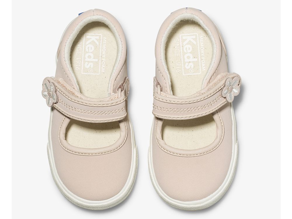 Dívčí Boty Mary Jane Keds Ella Mary Jane Růžové | CZ-14997