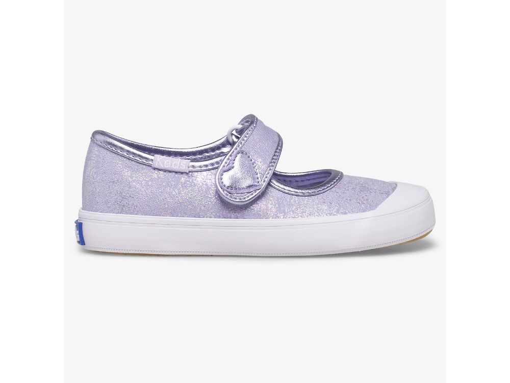 Dívčí Boty Mary Jane Keds Harper Fialové | CZ-36769