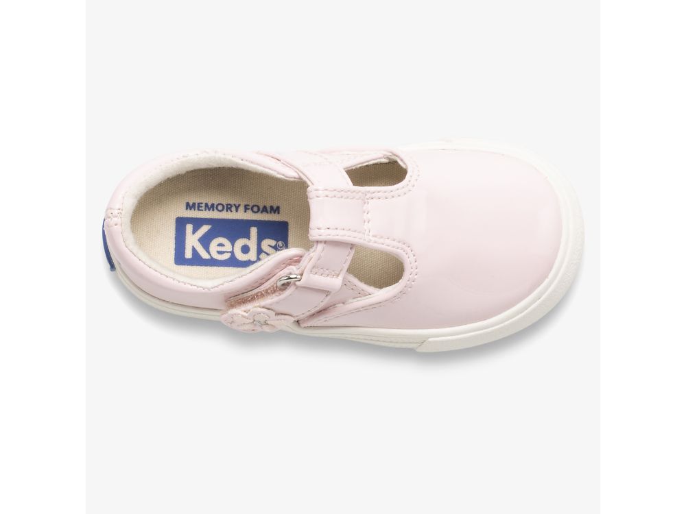 Dívčí SlipOnTenisky Keds Daphne Lakovaná Sneaker Růžové | CZ-44024