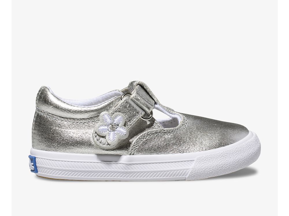 Dívčí SlipOnTenisky Keds Daphne Stříbrné | CZ-02249