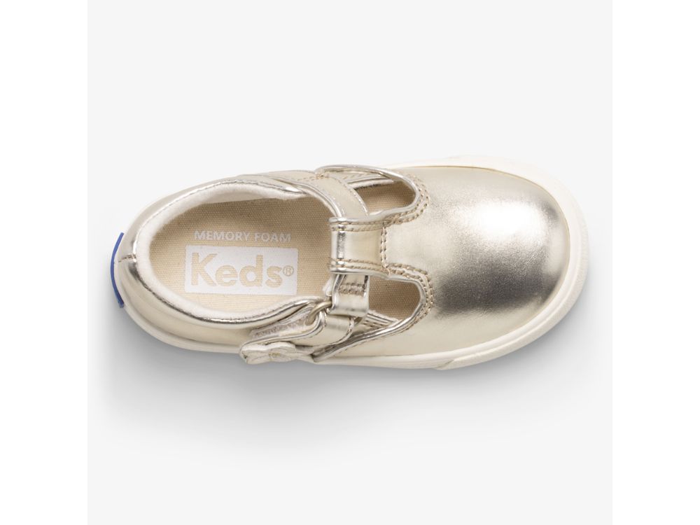 Dívčí SlipOnTenisky Keds Daphne Zlaté | CZ-71017