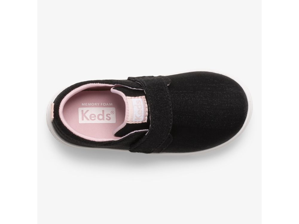 Dívčí SlipOnTenisky Keds Finlee Flex Černé | CZ-20596