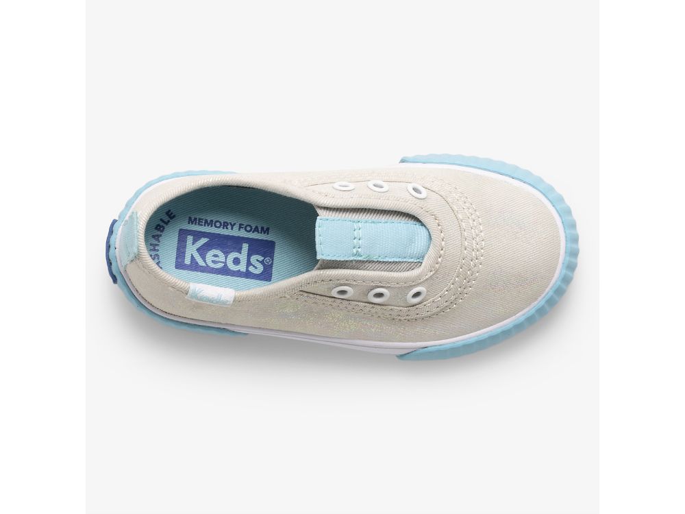 Dívčí SlipOnTenisky Keds Topkick Washable Slip On Jr Šedé Viacfarebný | CZ-31233