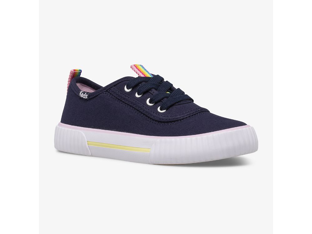 Dívčí SlipOnTenisky Keds Topkick Washable Slip-On Tmavě Blankyt Viacfarebný | CZ-32710