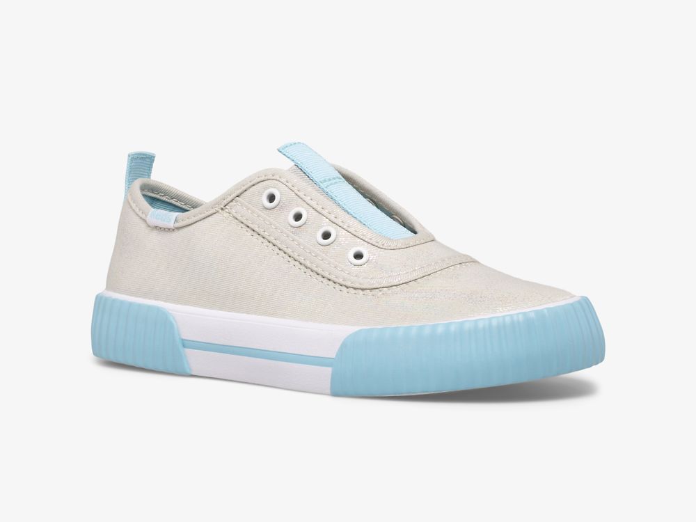 Dívčí SlipOnTenisky Keds Topkick Washable Slip-On Šedé | CZ-84741