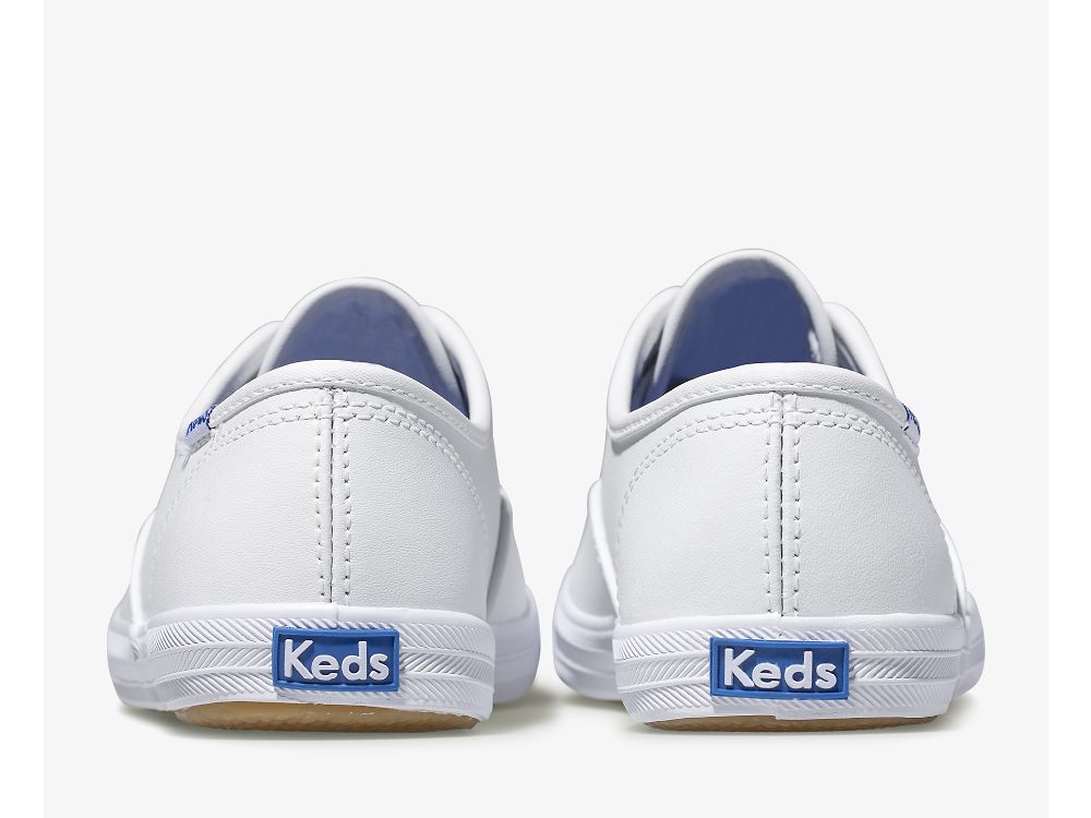 Dívčí Tenisky Keds Champion CVO Sneaker Læder Bílé | CZ-39733