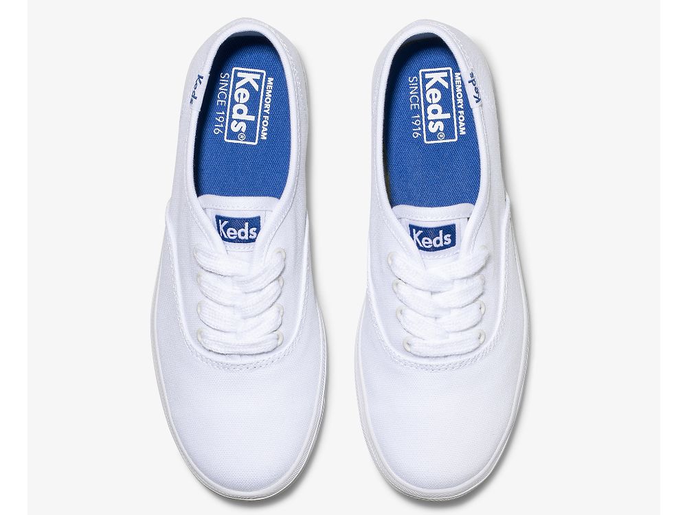 Dívčí Tenisky Keds Champion CVO Sneaker Platene Bílé | CZ-58584