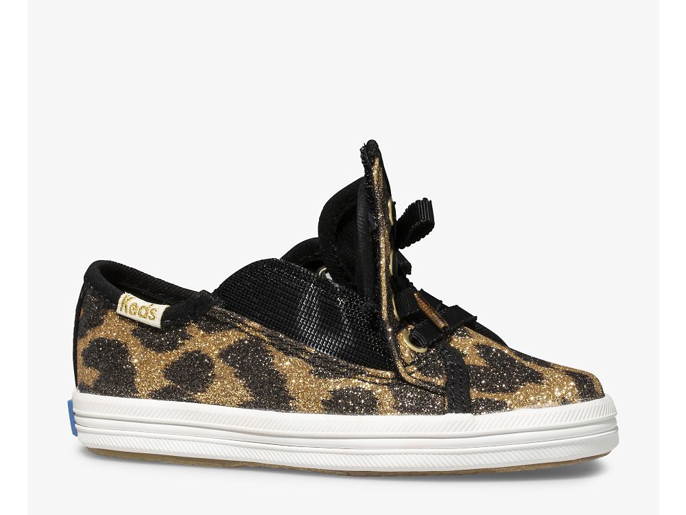 Dívčí Tenisky Keds Kate Spade New York Kickstart Jr. Glitter Leopard Leopard | CZ-16300