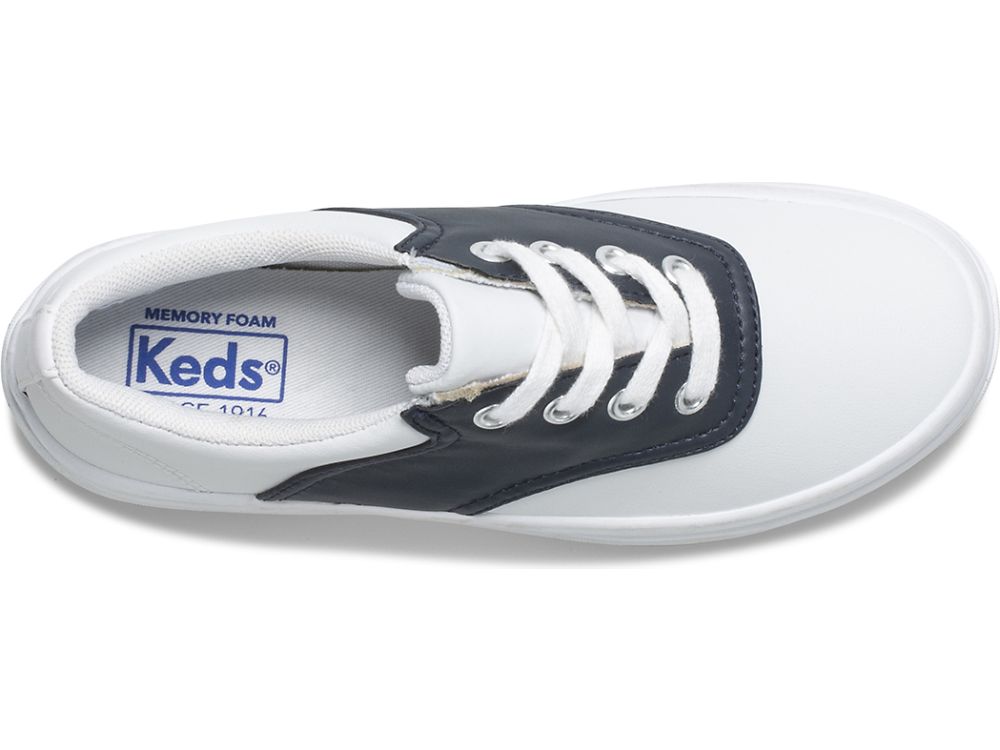 Dívčí Tenisky Keds School Days Sneaker Bílé Tmavě Blankyt | CZ-43074