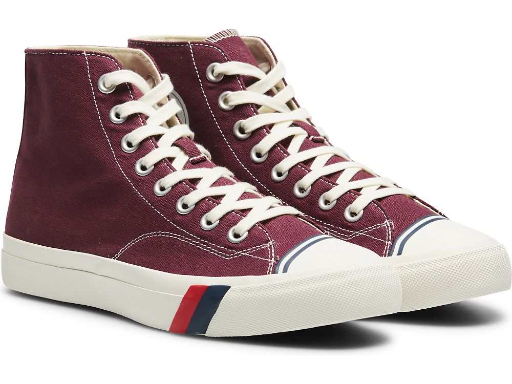 Pánské Tenisky Keds Royal Hi Classic Platene Vínové | CZ-91213