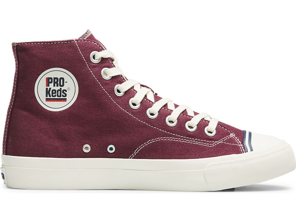 Pánské Tenisky Keds Royal Hi Classic Platene Vínové | CZ-91213