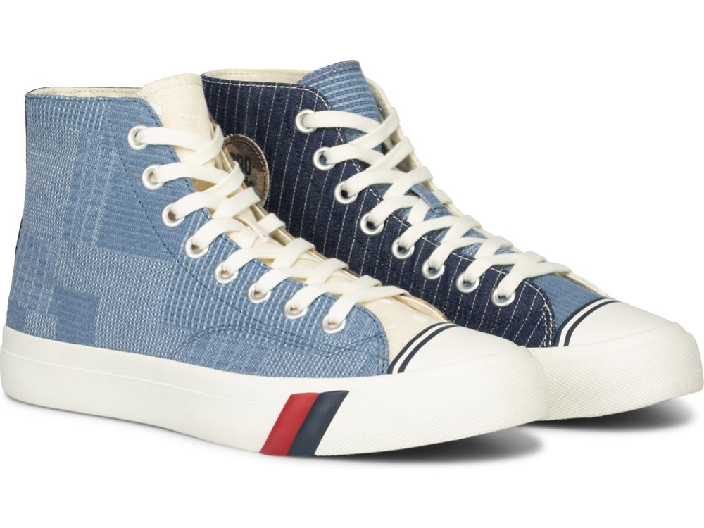 Pánské Tenisky Keds Royal Hi Patchwork Blankyt Maskáčové | CZ-21663