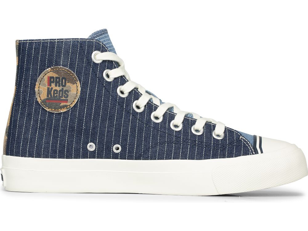 Pánské Tenisky Keds Royal Hi Patchwork Blankyt Maskáčové | CZ-21663