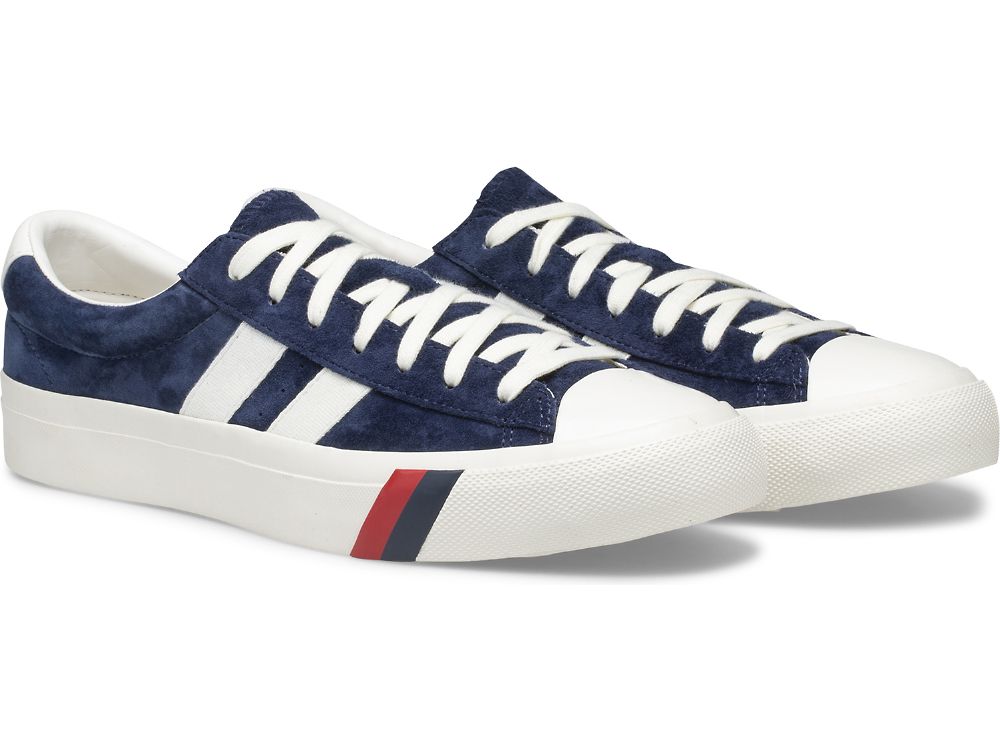 Pánské Tenisky Keds Royal Plus Semišové Tmavě Blankyt | CZ-78946