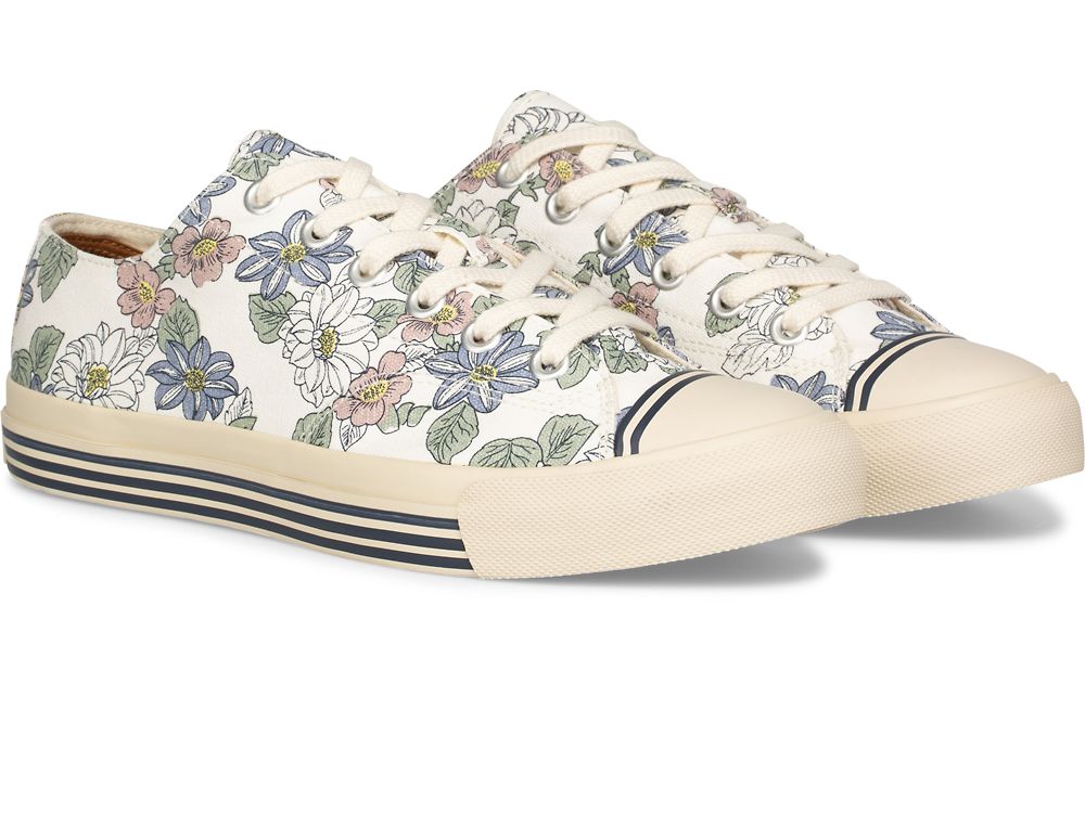 Pánské Tenisky Keds Super Recycled Platene Floral Print Krém | CZ-91776