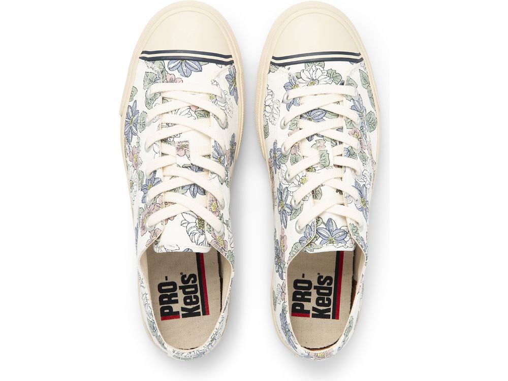 Pánské Tenisky Keds Super Recycled Platene Floral Print Krém | CZ-91776