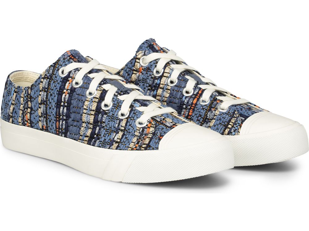 Pánské Tenisky Keds Woven Royal Lo Blankyt | CZ-64630